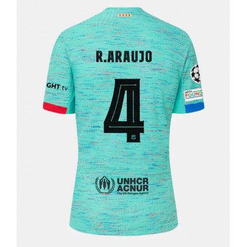 Fotbalové Dres Barcelona Ronald Araujo #4 Alternativní 2023-24 Krátký Rukáv